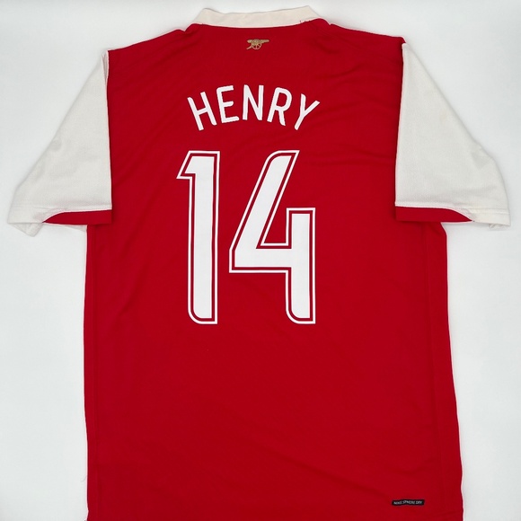 Henry #14 Arsenal 2006/2007 Home ORIGINAL Nike Soccer Jersey (M)